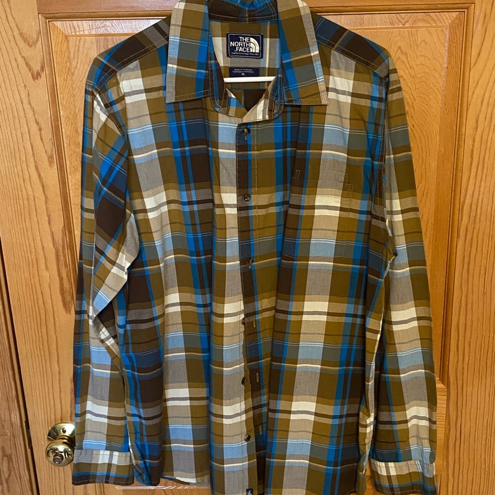 North Face Plaid Button-down Shirt